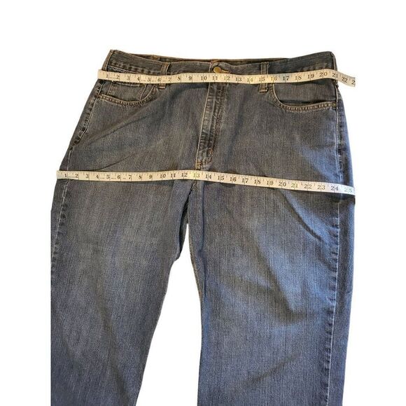 Carhartt Jeans Men Sz 42 X 30 Blue Denim Relaxed Fit 101483-968 Utility Workwear - Picture 3 of 7
